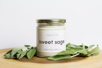 Image 2 of Sweet Sage Natural Soy Wax Minimalist Candle  9 oz 
