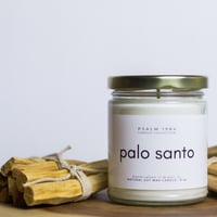 Image 1 of Palo Santo Natural Soy Wax Minimalist Candle  9 oz