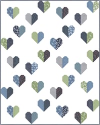 Image 3 of Build A Heart quilt pattern - PDF 