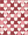 Build A Heart quilt pattern - PDF 