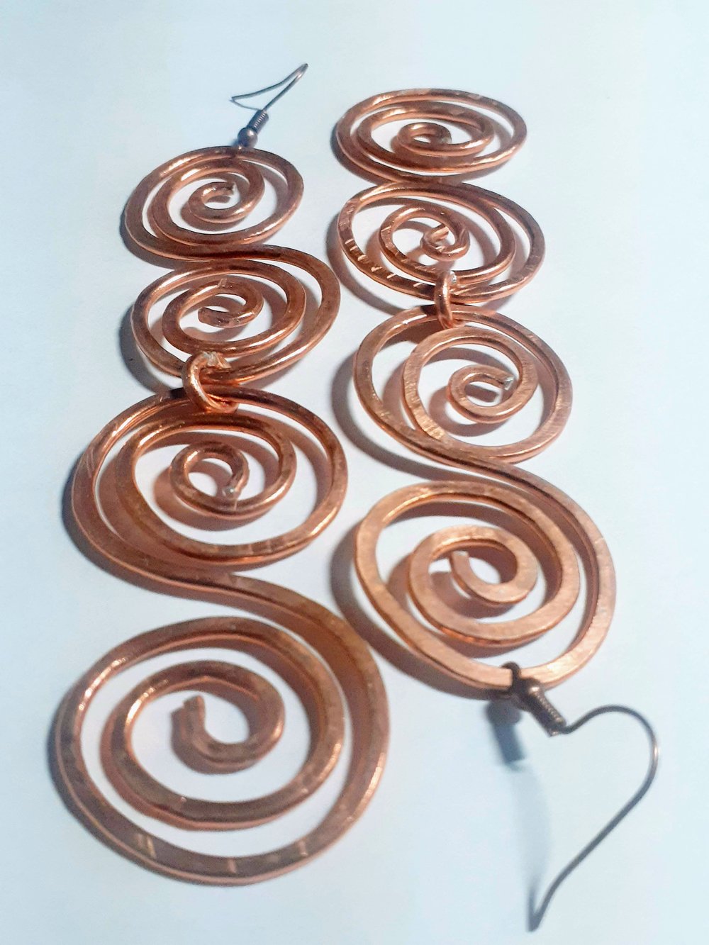Image of Love Me Some Me Copper Color Afrocentric Wired earrings