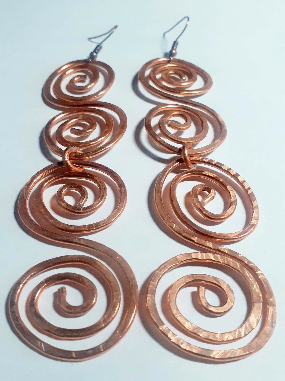 Image of Love Me Some Me Copper Color Afrocentric Wired earrings