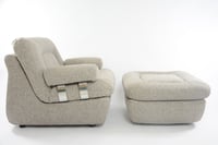 Image 3 of Pouf ex rda marron