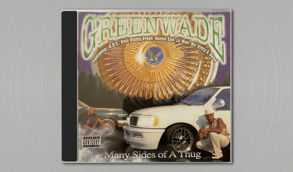 Image of CD: Greenwade - Many Sides Of A Thug 1997-2022 REISSUE (Nashville, TN)