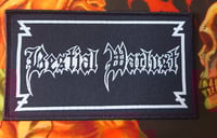 BESTIAL WARLUST - DEMO 95 LOGO PATCH 