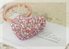 Luxury 3D Heart Keyring with Crystals.