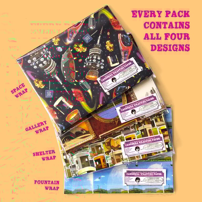 Canberra Wrapping Paper packs Image 4
