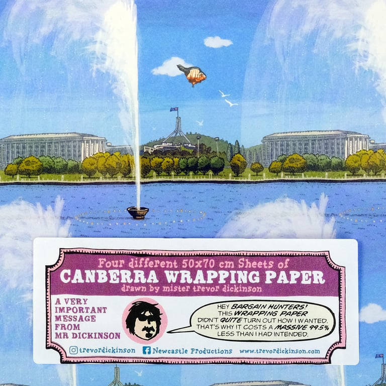 Canberra Wrapping Paper packs Image 5