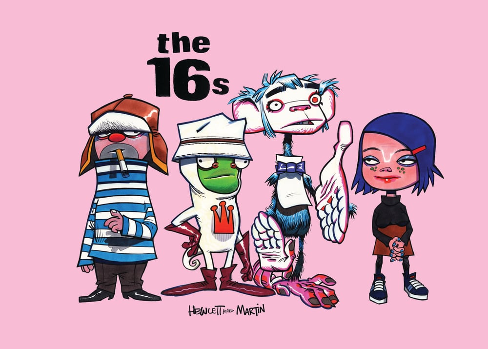 Image of Hewlett & Martin's "The 16s" Signed Book Pack - Pink Edition