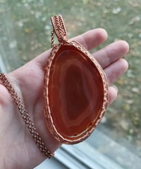 Image 1 of Agate Slice Pendant 