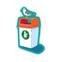 Image 3 of Revere Beach Seagull sticker