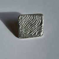 Image 1 of Sandy beach ripples silver pin