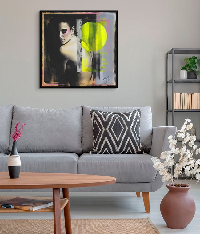 Original Painting<BR>'Luna Blush'