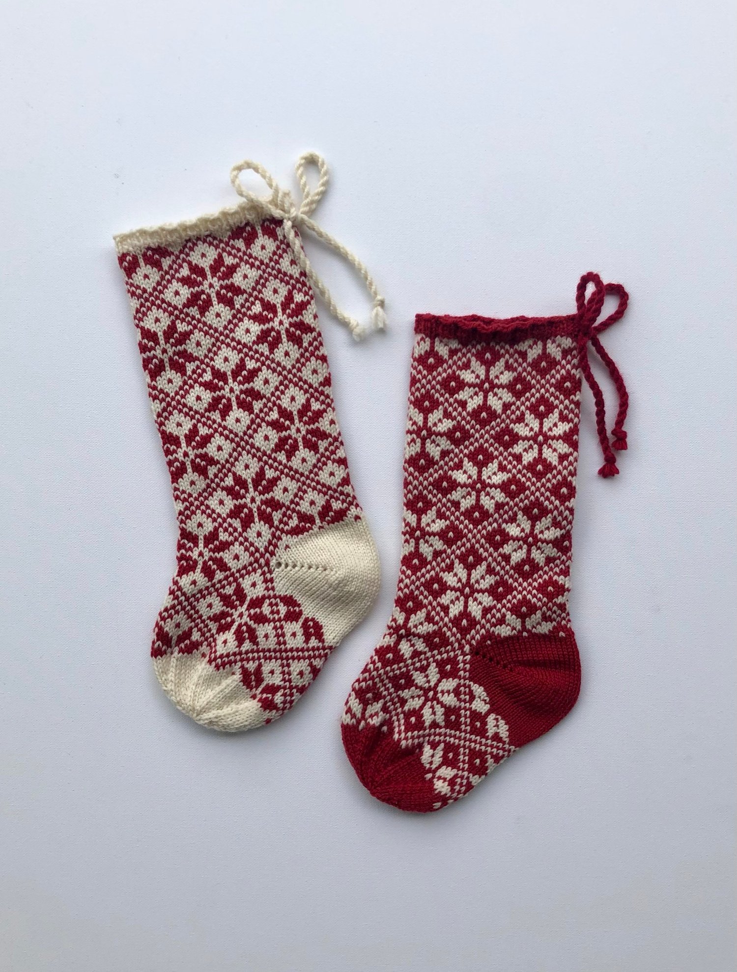 Image of Nordic Star Christmas Stocking, all over pattern