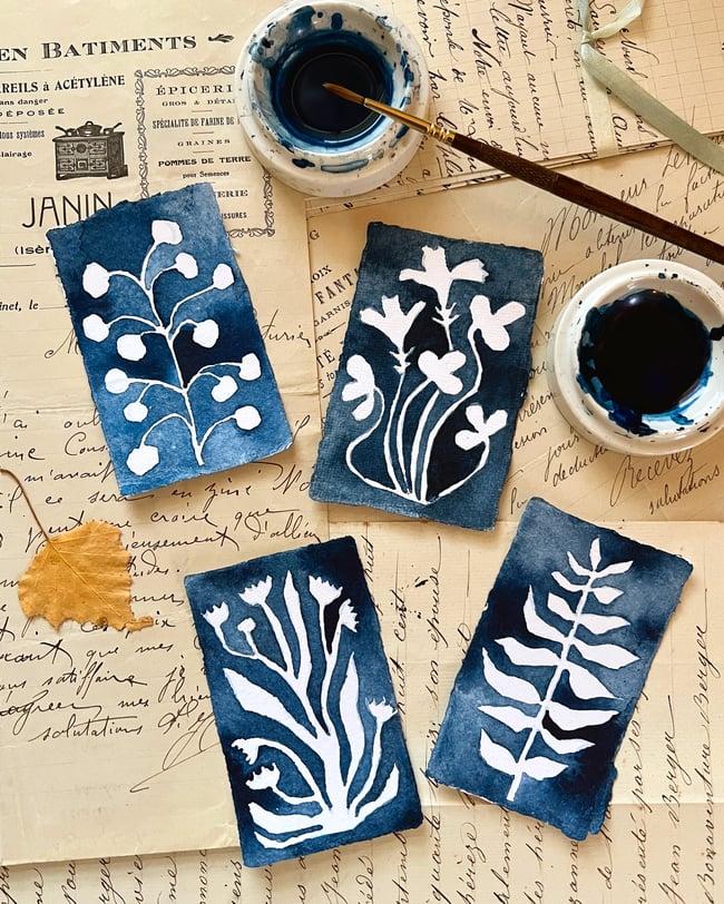 indigo ink botanical no. 1