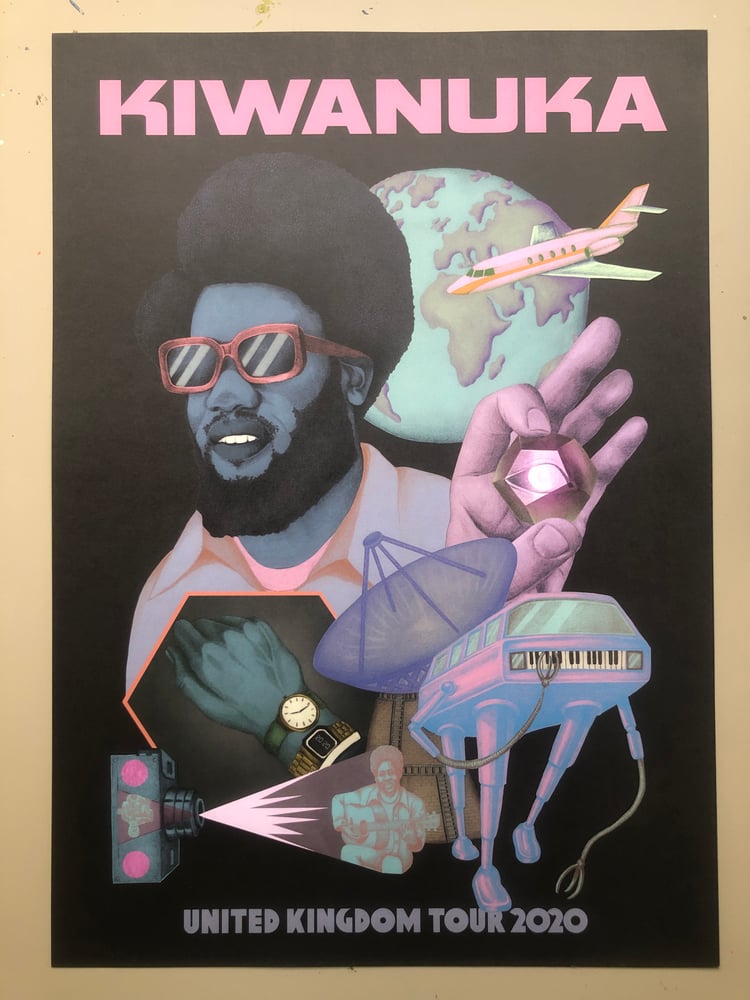 Image of MICHAEL KIWANUKA TOUR POSTER