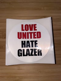 Classic Glazer out stickers x100