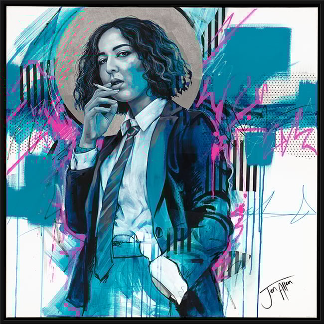 Original Painting<BR>'Aint No Saint'<BR>