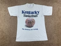 VINTAGE Kentucky Basketball "The Reason For Living." T-Shirt (Men's Large)