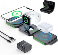 3-in-1 Folding Wireless Magnetic Charger