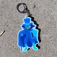 Image 2 of Hatbox Ghost Acrylic Keychain