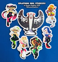 Image 1 of Splatoon Idols Holographic Stickers