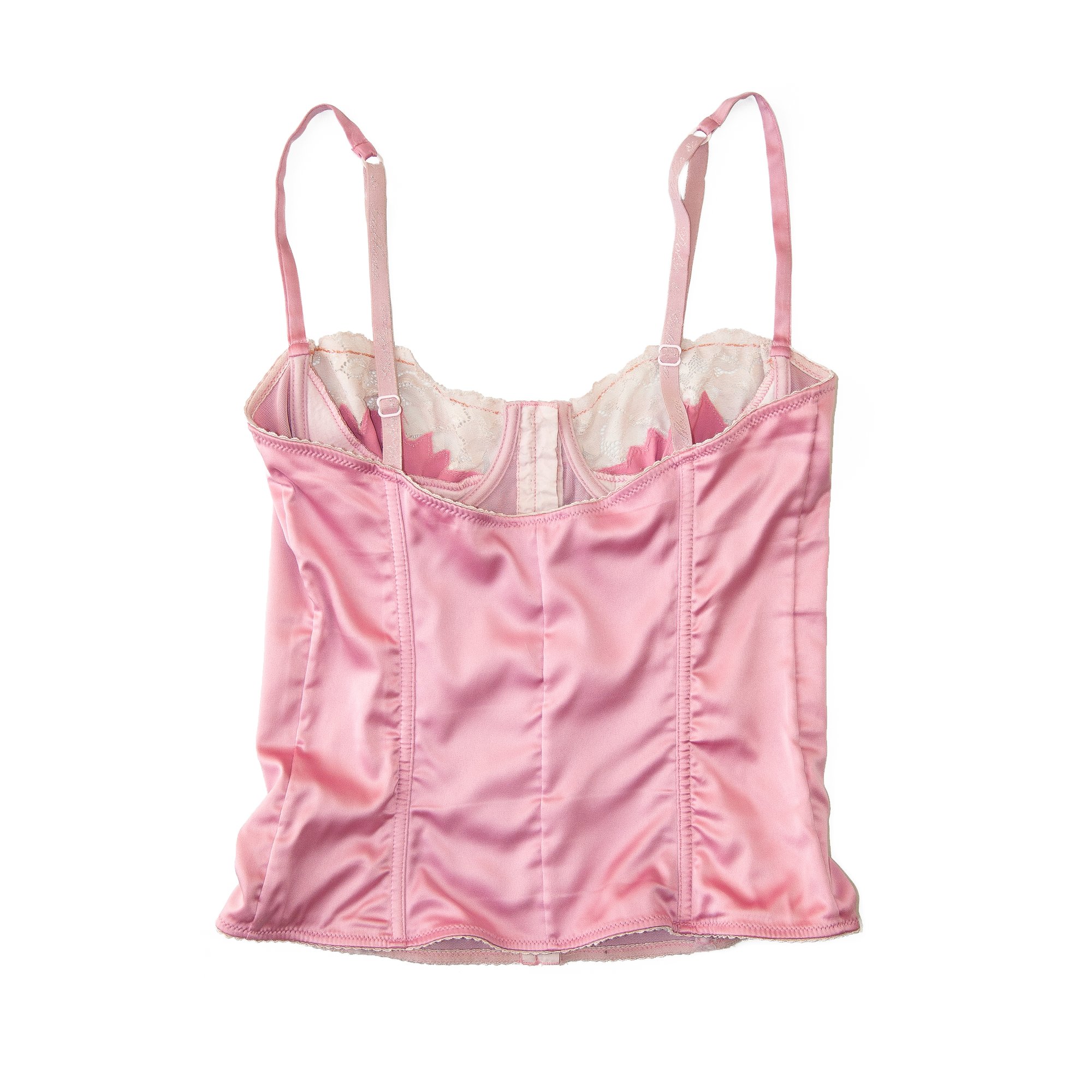 Image of Dolce and Gabbana Pink Bustier Corset