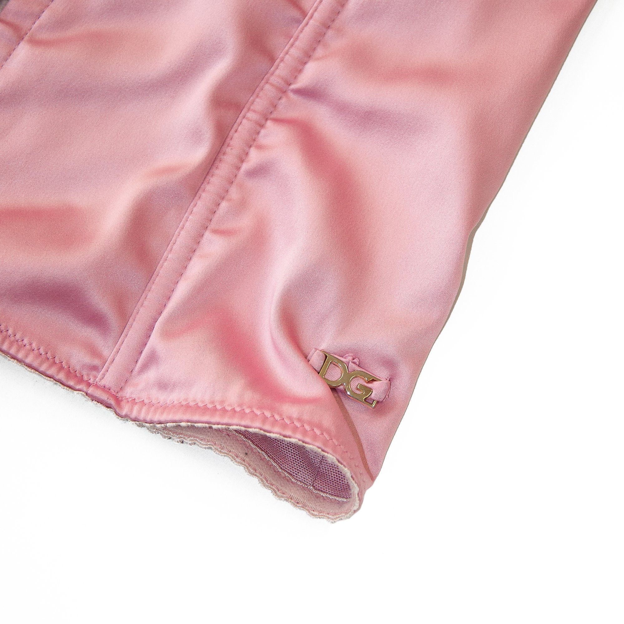 Image of Dolce and Gabbana Pink Bustier Corset