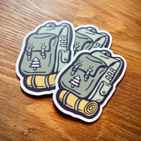 Travel Backpack - Magnetic sticker/Fridge Magnet