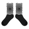 Spiral Print Socks