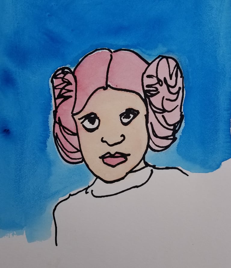 Princess Leia Print