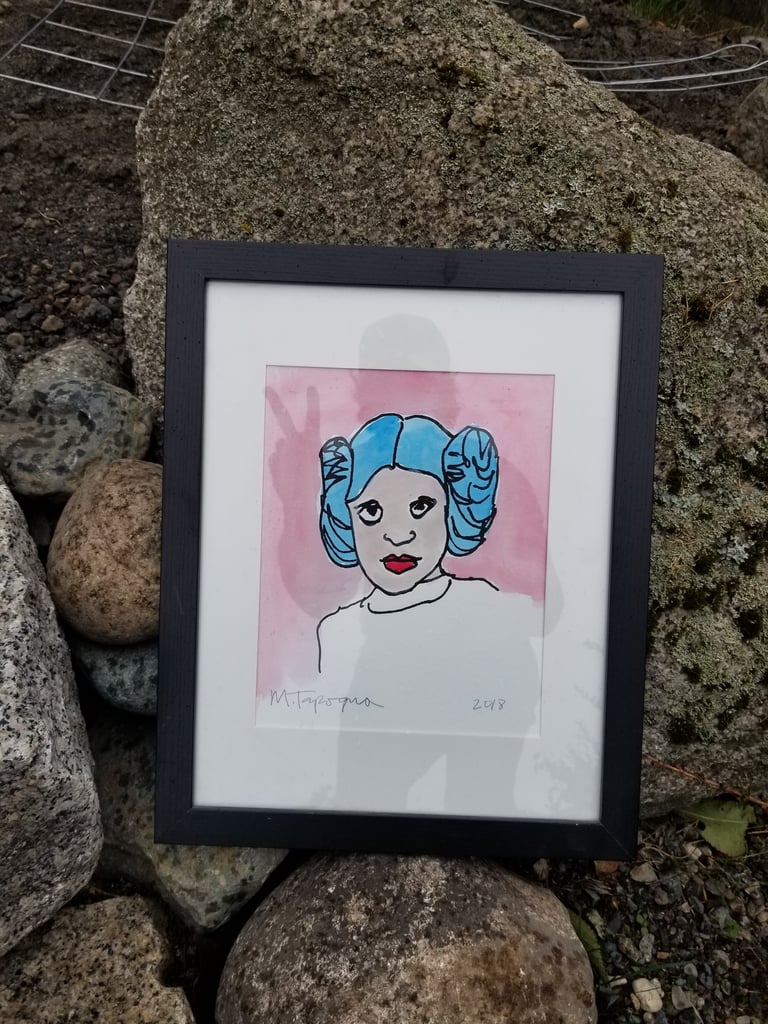 Princess Leia Print Image 2
