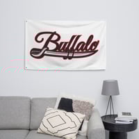 Image 1 of Buffalo Goat Sword White Flag