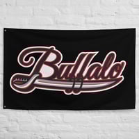 Image 2 of Buffalo Goat Sword Black Flag