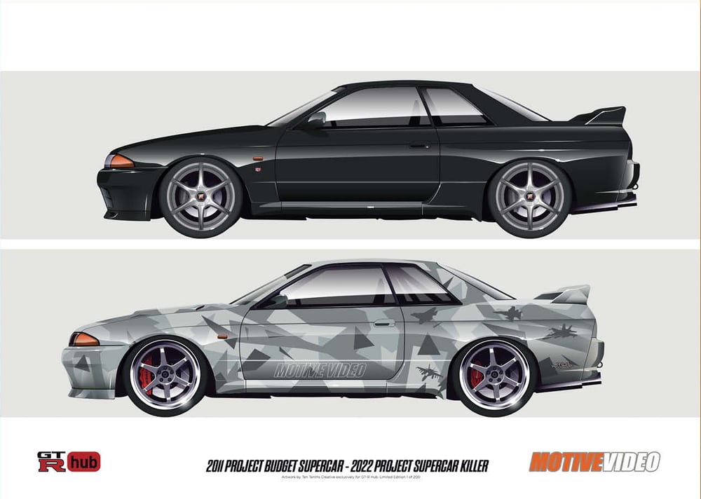 Motive — Motive Video R32 GT-R A3 Print