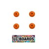 LC BOARDS FINGERBOARD PERFORMANCE BUSHINGS ORANGE