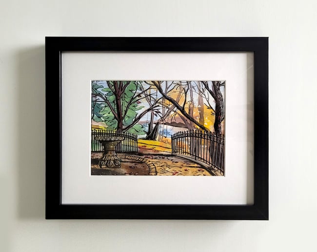 Gerry Shaw Garden in Fall