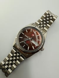 Image 6 of Rado Purple Horse Day Date Brown Dial Stainless Steel Automatic Men’s Watch