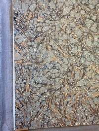 Image 5 of PRINTED Marbled Paper - 'Antique Spot'