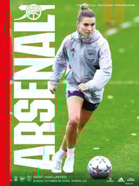 Image 1 of ARSENAL WOMEN V WEST HAM UNITED | SUNDAY, OCTOBER 30, 2022