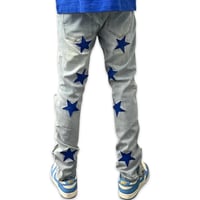Image 4 of Snap Buttons x Blue Stars Jean