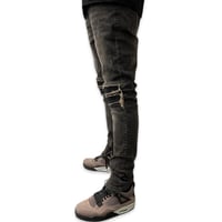 Image 3 of Biker Black Jean