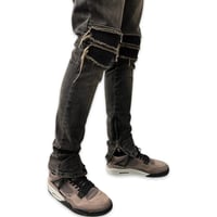 Image 2 of Biker Black Jean