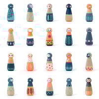 Image 5 of Wooden dolls number 2 / number 19