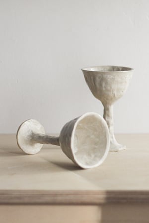 Image of ceramic goblet