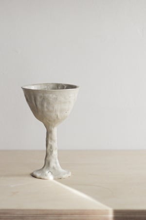 Image of ceramic goblet