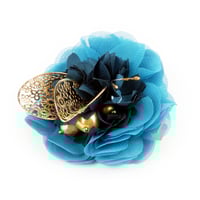 Image 2 of BARRETTE AÏKO       BLEU-CANARD