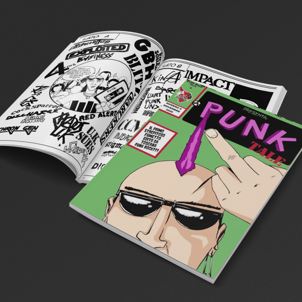  PUNK TALE #0 - Reissue. COMIC + TAPE