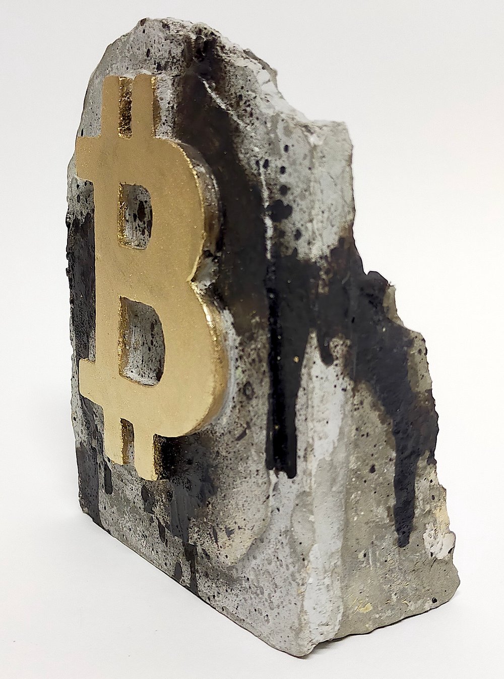 BITCOIN TROPHY (3) ORIGINAL SIGNED BY ARTIST