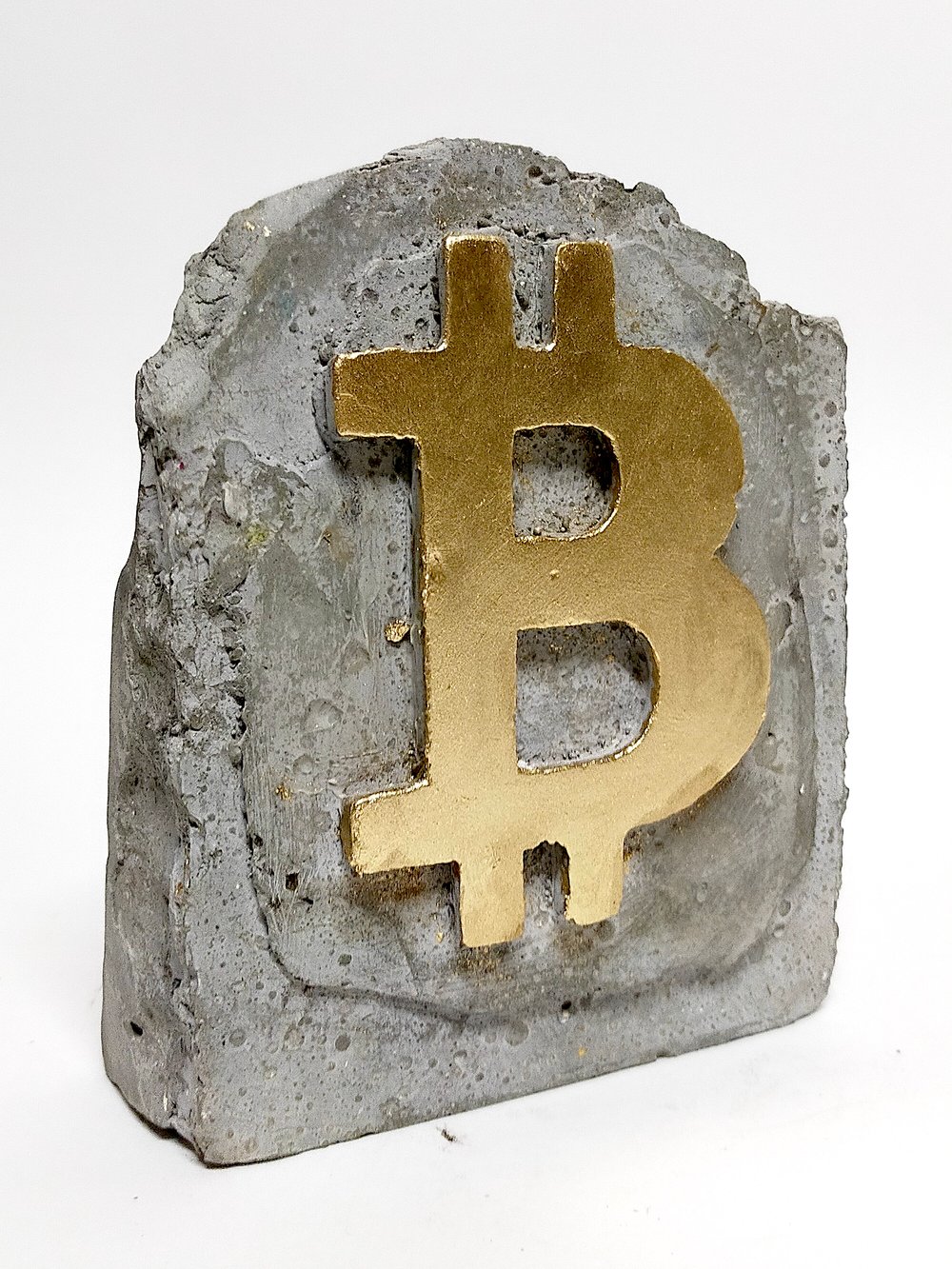 BITCOIN TROPHY (2) ORIGINAL & SIGNED BY ARTIST.